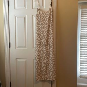 Pink Lily leopard print dress